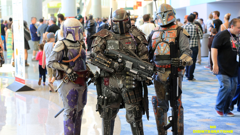 Illustration for article titled So Many Mandalorian Mercs At Star Wars Celebration 2015